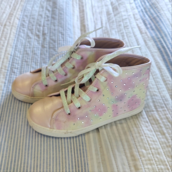 Size 5 Jeweled High Tops Children's Place - Picture 3 of 8